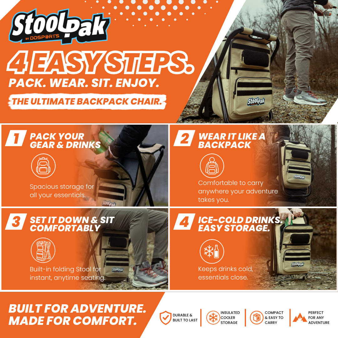 StoolPak - “No, It’s Not Just Your Average Cooler”