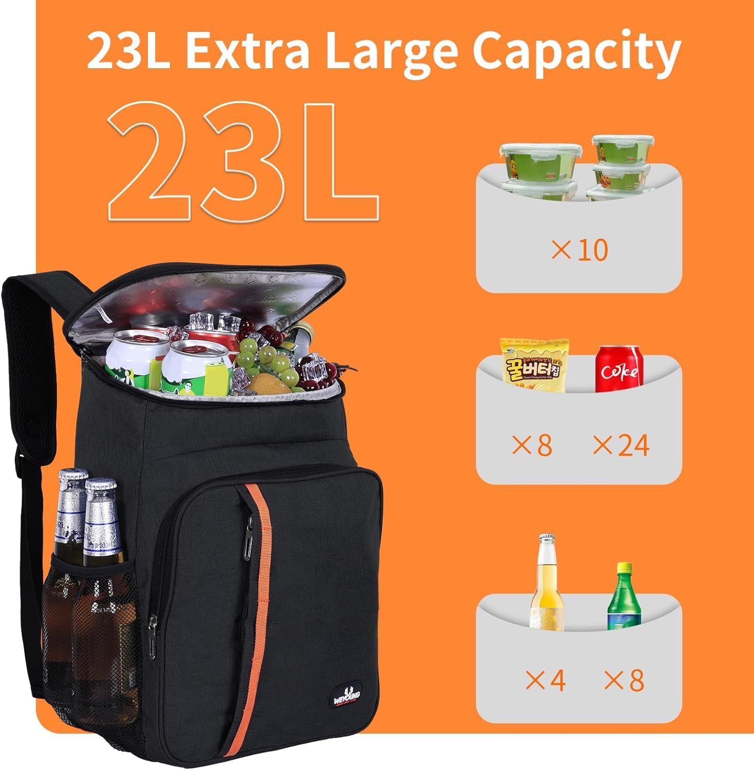 SportsPak 23 liters capacity