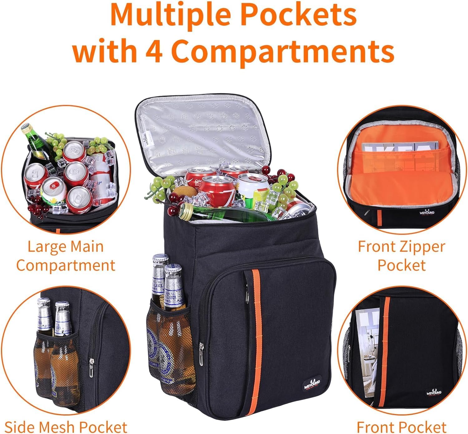 SportsPak 4 compartments