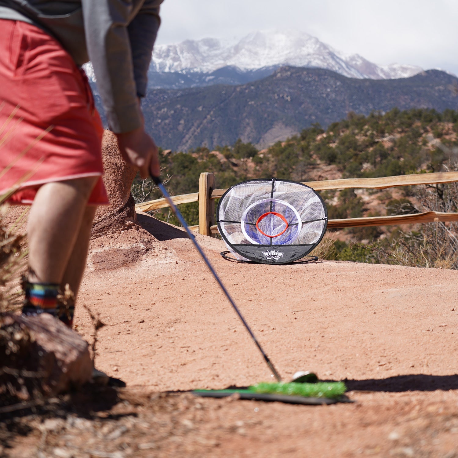 playing wedgemaster in the mountains