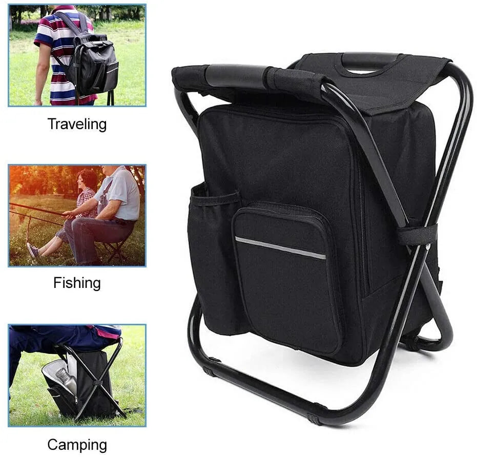 StoolPak Backpack Chair Cooler by DDSports